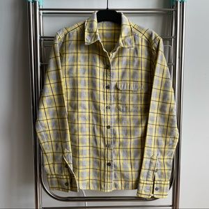 Lark & Wolff Yellow Plaid Shirt